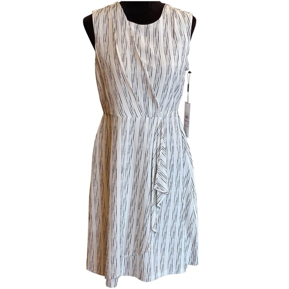 🔥SALE🔥CALVIN KLEIN NWTS SLEEVELESS WRAP DRESS SZ 6 - Picture 11 of 12